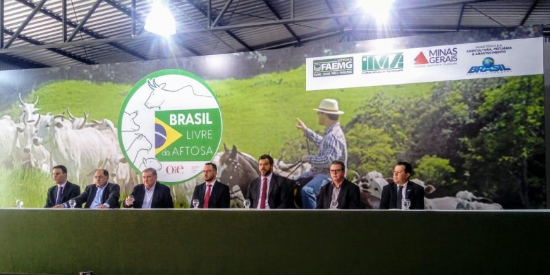 Governo de Minas e entidades do agronegócio comemoram certificação de área livre de febre aftosa com vacinação para todo o território brasileiro 