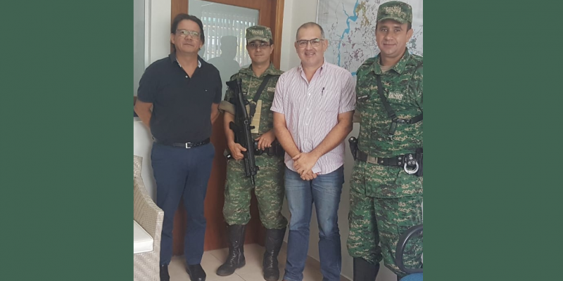 Polícia Militar de Meio Ambiente visita a Coperama/ Asforama