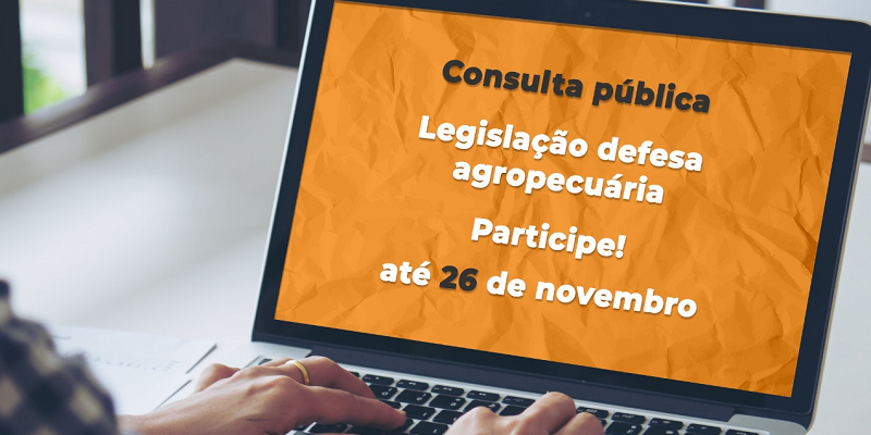 Consulta pública sobre legislação da defesa agropecuária termina na próxima quinta-feira (26/11)