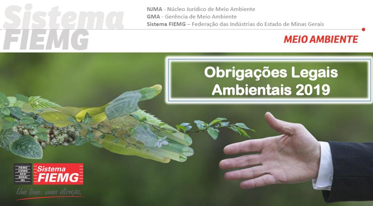 Sistema FIEMG organiza Palestra Sobre Obrigações Legais Ambientais 2019