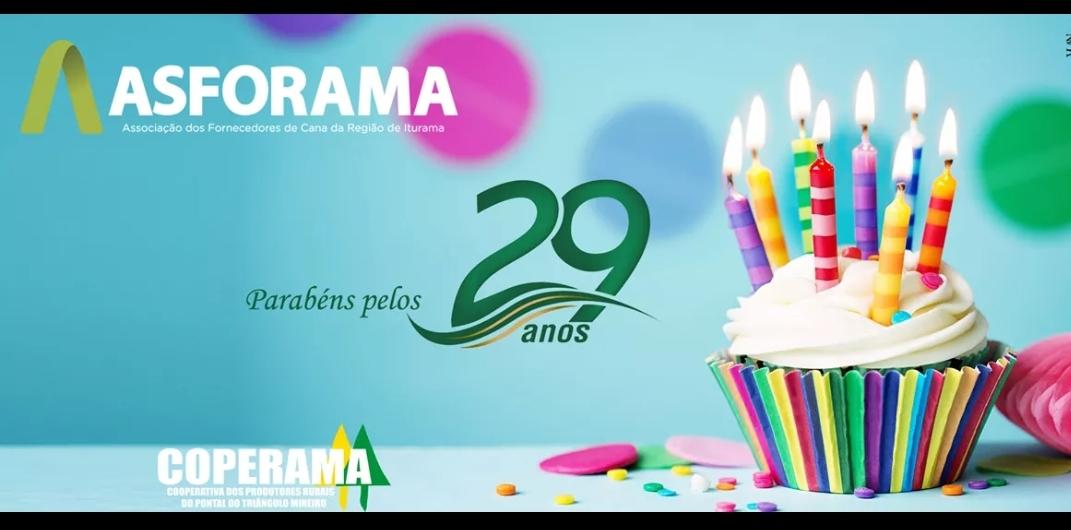 A Asforama está completando 29 anos de sucesso!