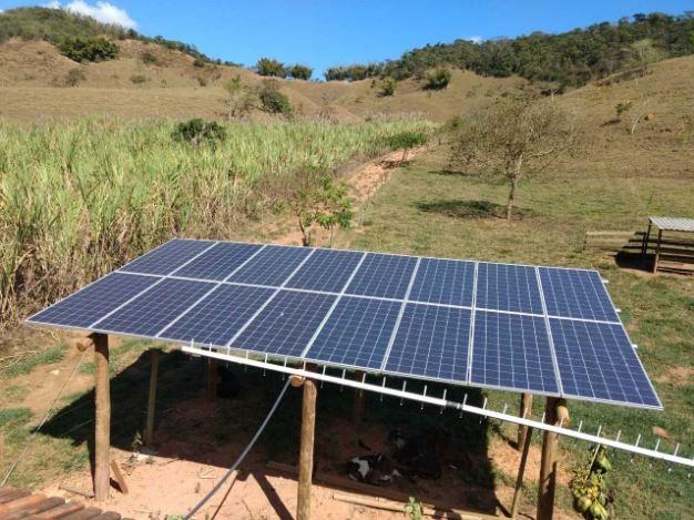 Produtor familiar utiliza luz do sol para produzir energia e economizar na propriedade